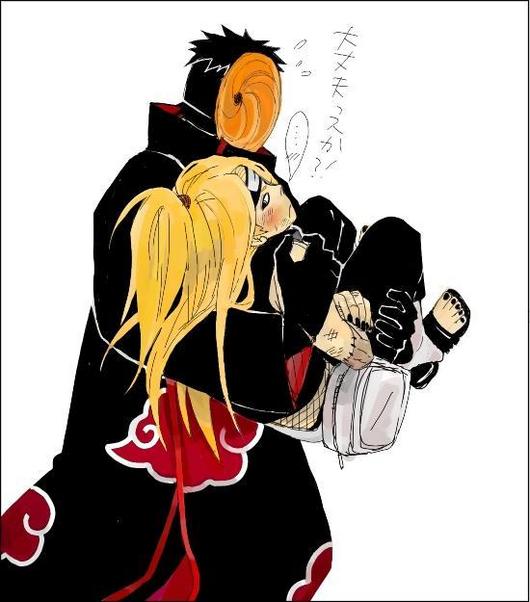 Tobi aka Madara Uchiha and Deidara-kun (1)